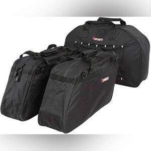 Kemimoto 3pc Motorcycle Soft Liner Luggage Bags